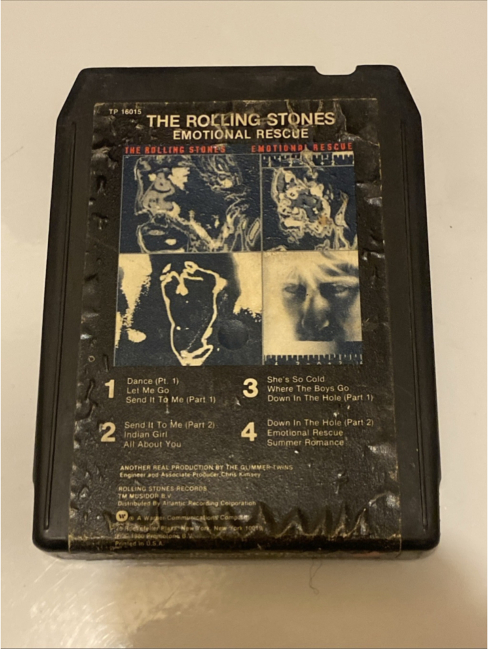 ROLLING STONES Emotional Rescue TP16015 Track Tape *TESTED* 1980